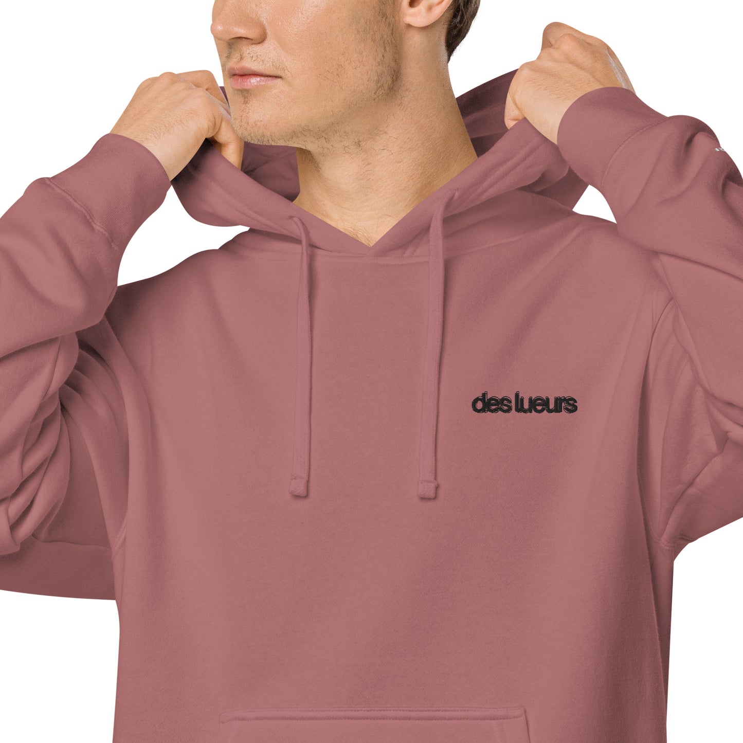 "the" embroidered hoodie